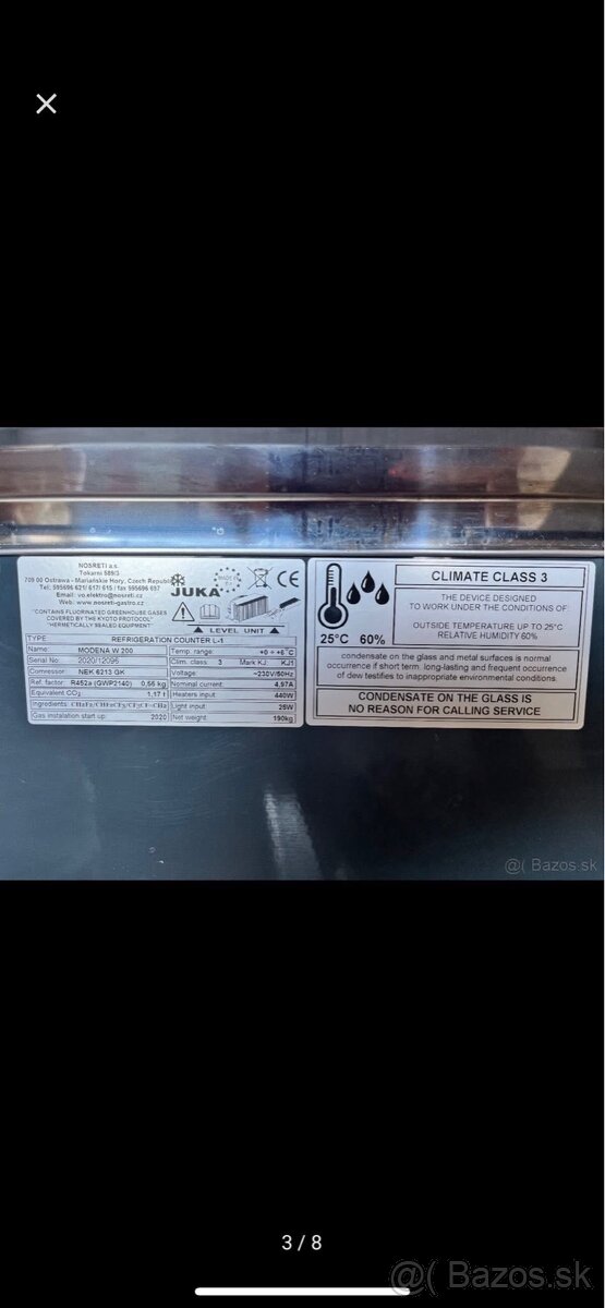 Chladiaca vitrína - 3