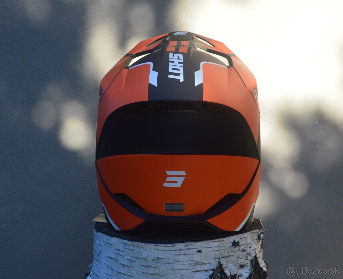 Prilba mx shot mat oranžová - 3