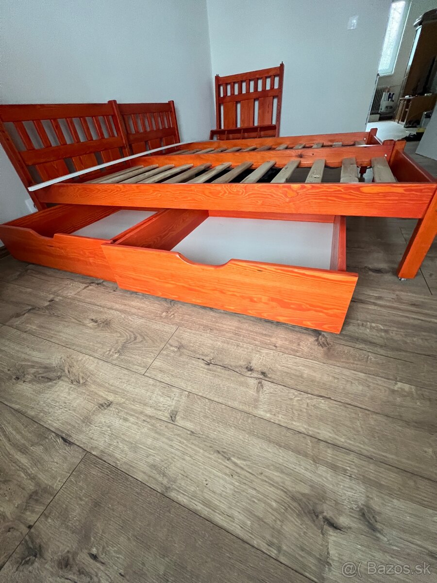 Poschodová posteľ drevená - 3