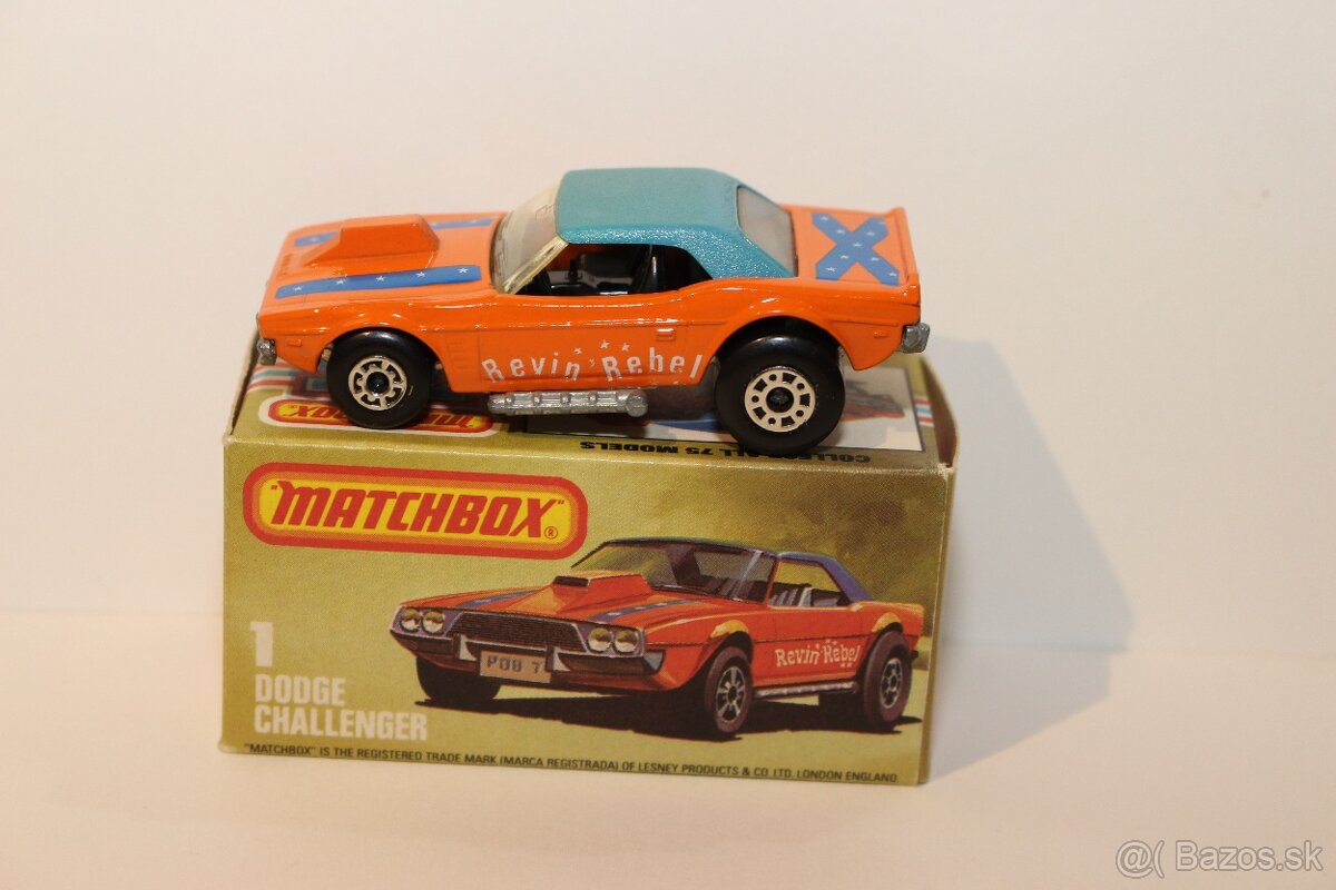 Matchbox SF Dodge Challenger Revin Rebel - 3