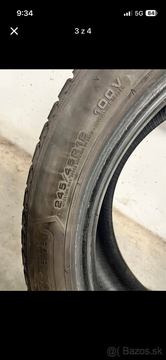 Zimne oneu 245/45 R18 - 3