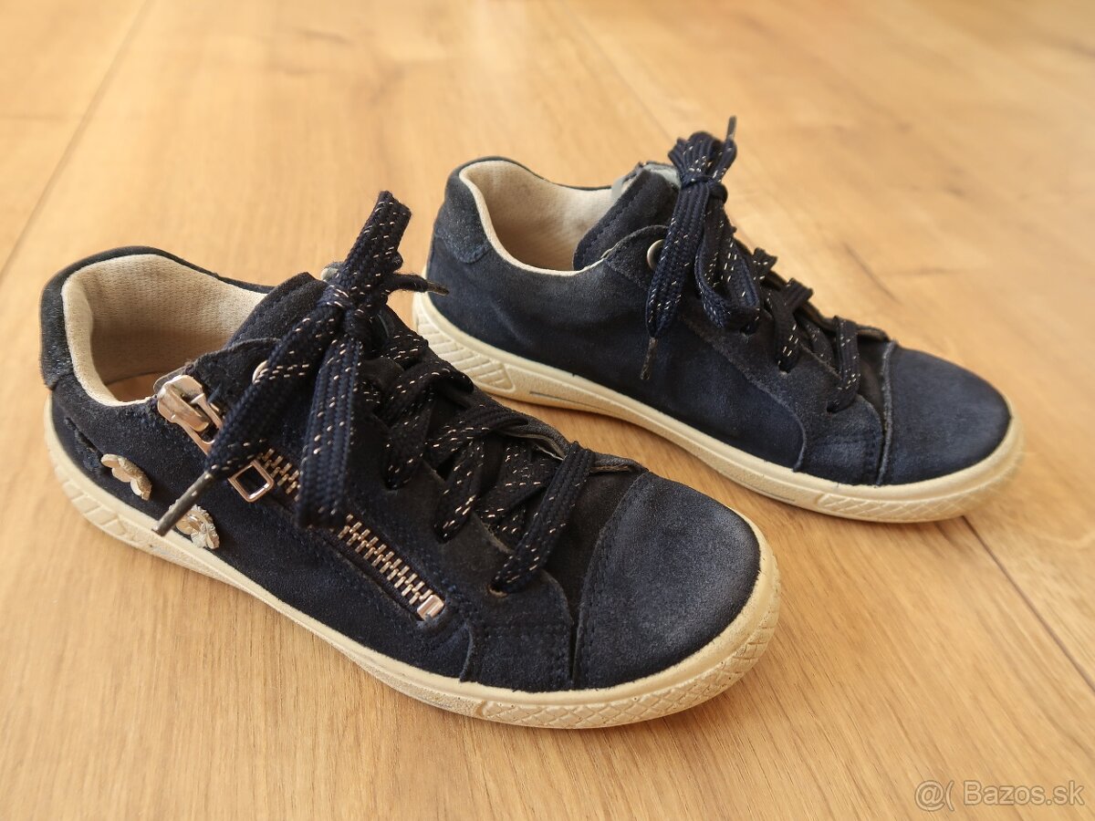 Dievčenské tenisky SUPERFIT 30 z brúsenej kože - 3