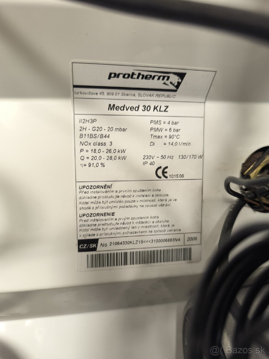 Plynový kotol Protherm - 3