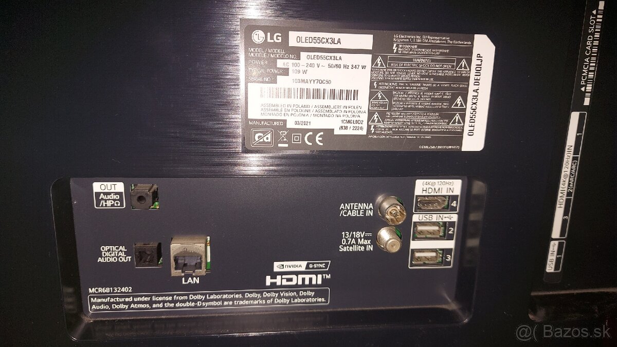 Televízor LG OLED55CX3LA 139 cm uhlopriečka
- 3