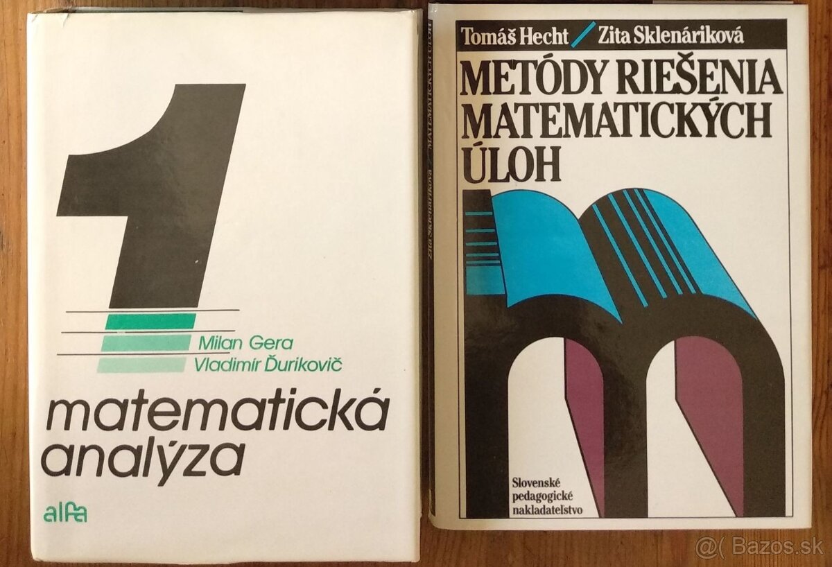 Matematika, stredoškolské a vysokoškolské učebnice a zbierky - 3