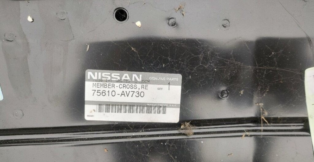 Nissan - zadne celo čelo vana zadna podlaha - novy diel - 3