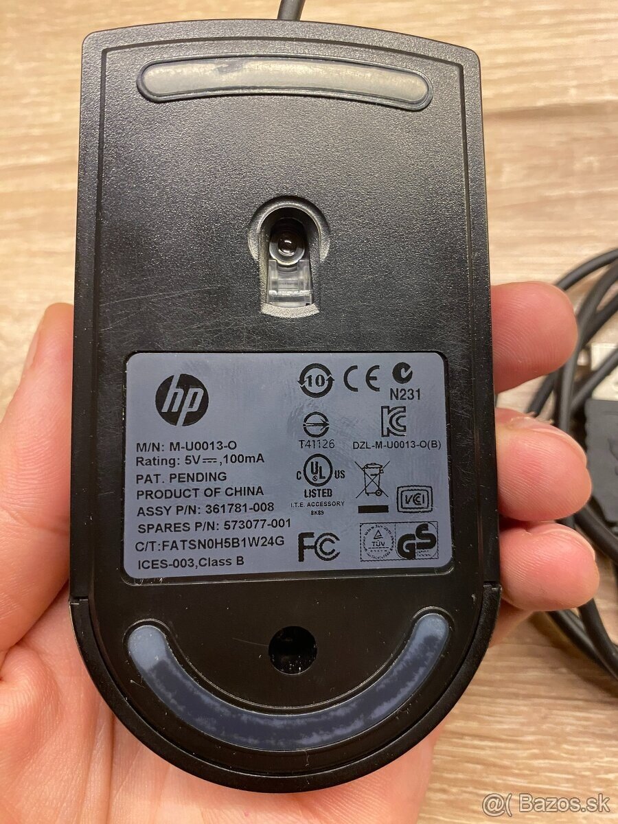 Predám 3-tlačidlovú CAD myš HP M-U0013-O - 3