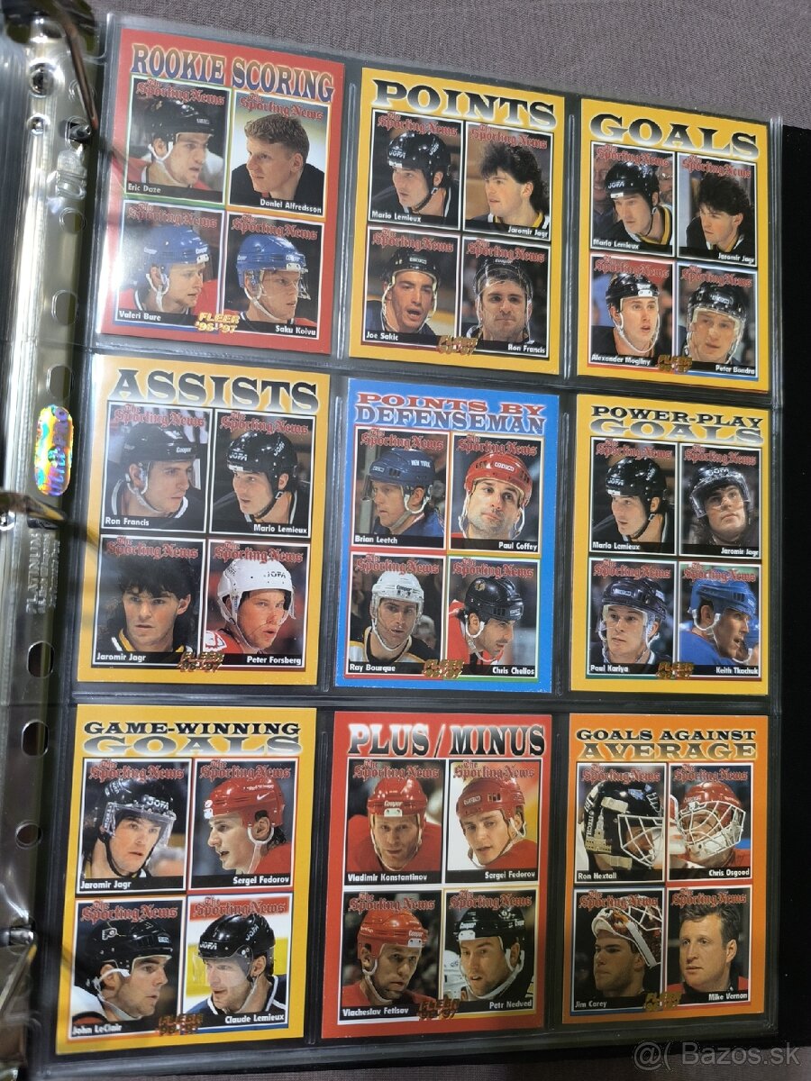 Hokejové kartičky - Fleer skybox 1996 - 3
