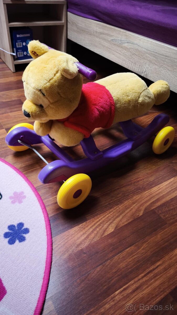 Hojdací Macko Pooh/odrážadielko - 3