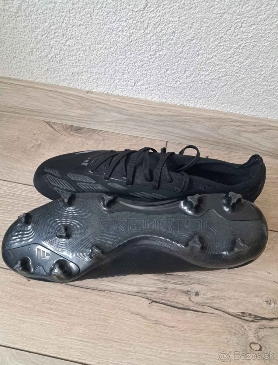 Predám adidas Predator Pro FG – Black/Grey - 3