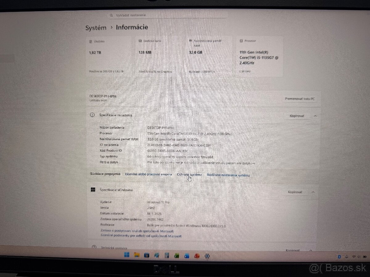 DELL Latitude 5420 Intel i5 2.4Ghz, 32GB RAM, 2TB SSD - 3