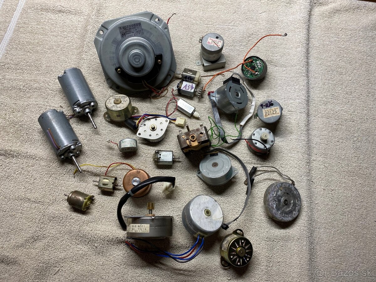 Transformátory, Tranzistory, Integrované obvody, Motorčeky - 3