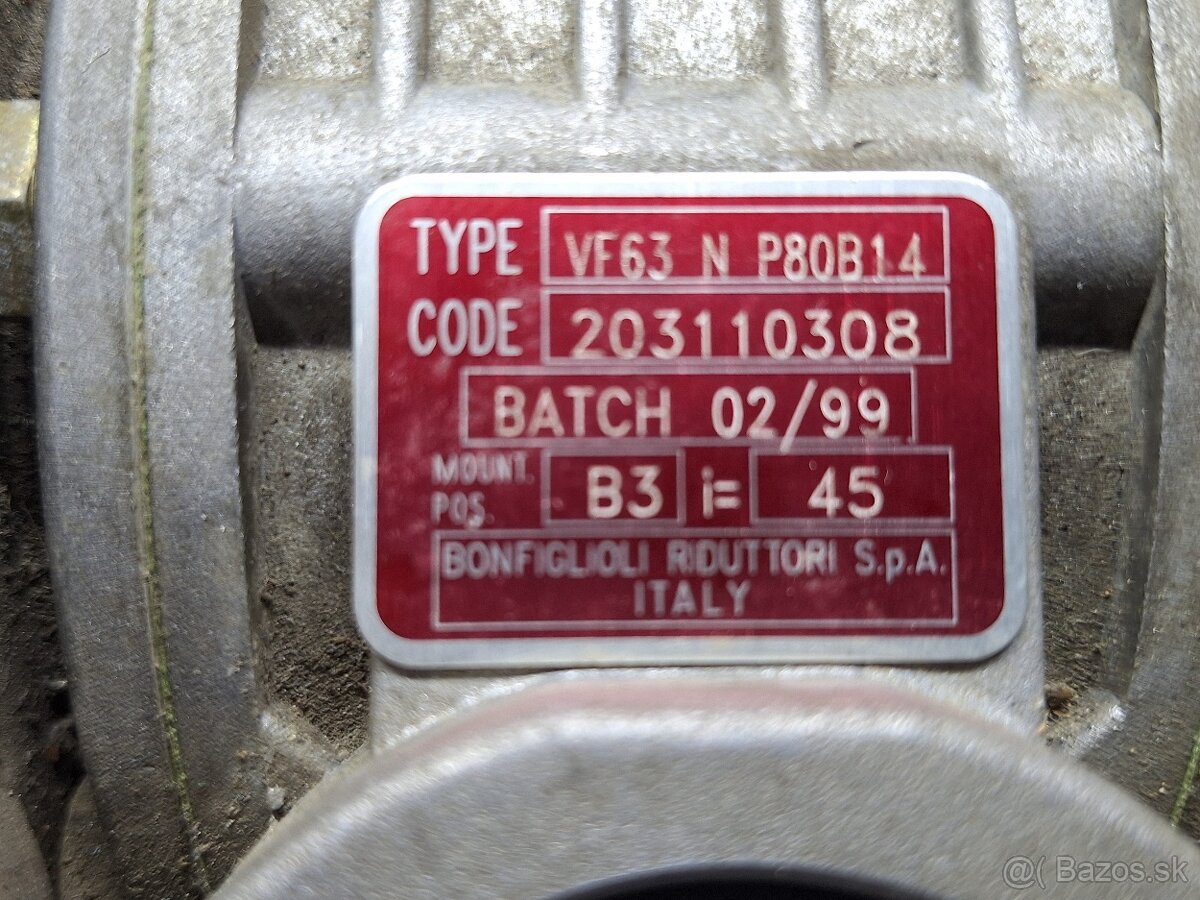 Šneková prevodovka - 3