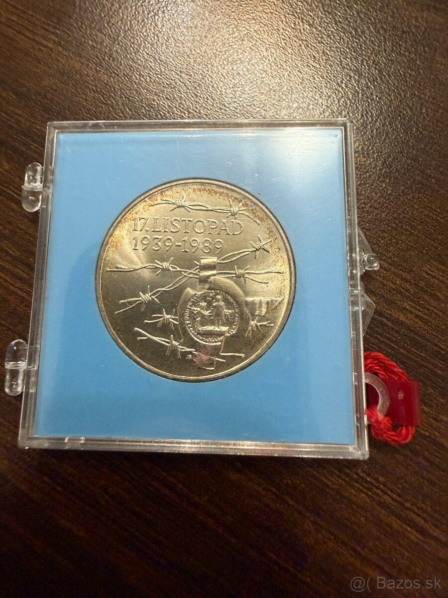 strieborne mince prof - 3