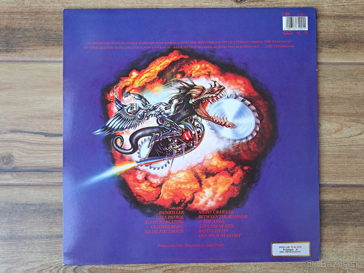 Lp JUDAS PRIEST - Painkiller - 3