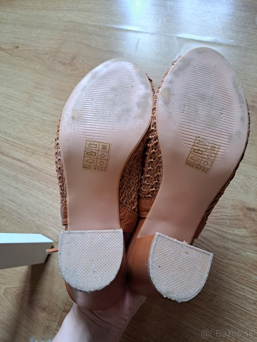 Hnedé sandále 40 - 3