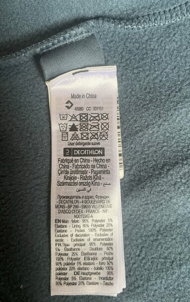 Mikina QUECHUA veľ. M - 3