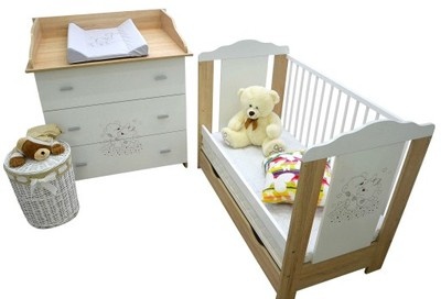 Detská postielka Žirafka s bariérkou 2v1 - 3