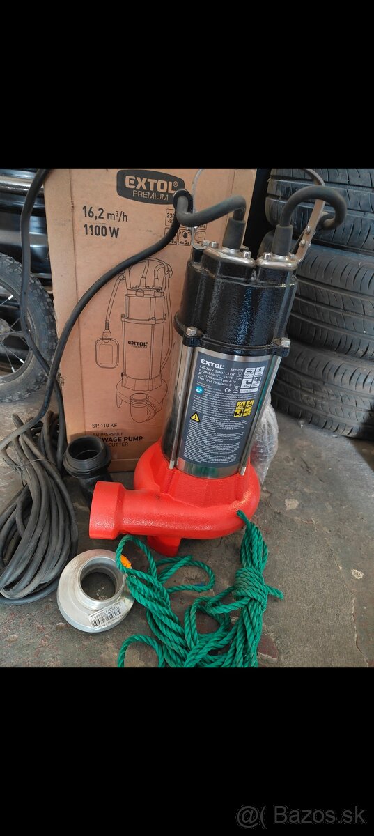 Predám ponorné kalové čerpadlo EXTOL - 3