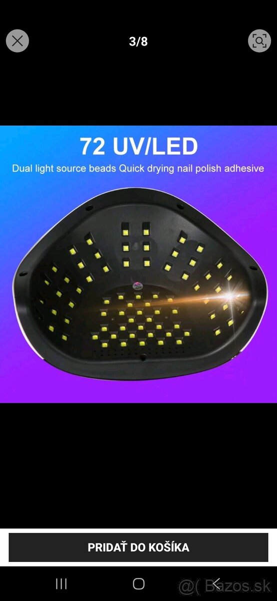 UV LED LAMPA NOVA, ZABALENA - 3