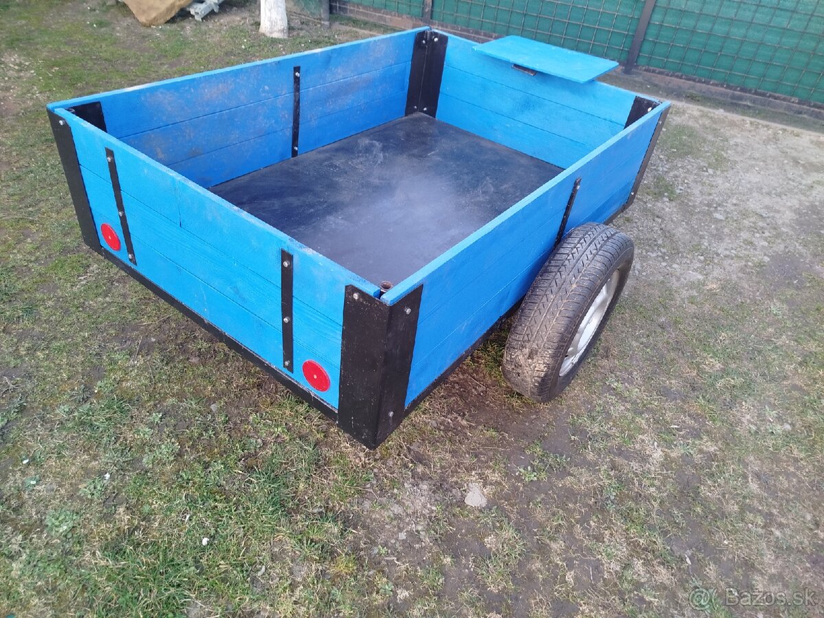 Vlečka za malotraktor -brzdena - 3