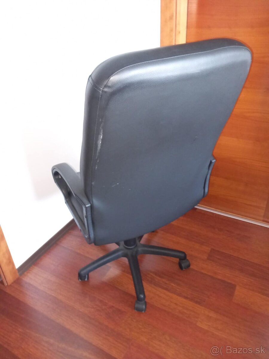 ✅ KANCELÁRSKE KRESLO - KOŽENÉ ✅ - 3