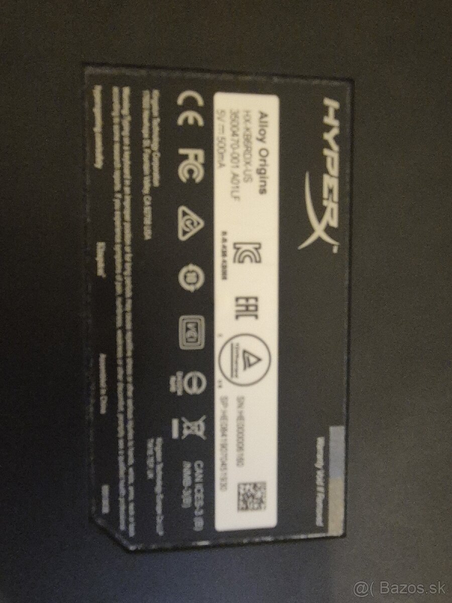 HyperX Alloy Origins HX-KB6RDX-US - 3