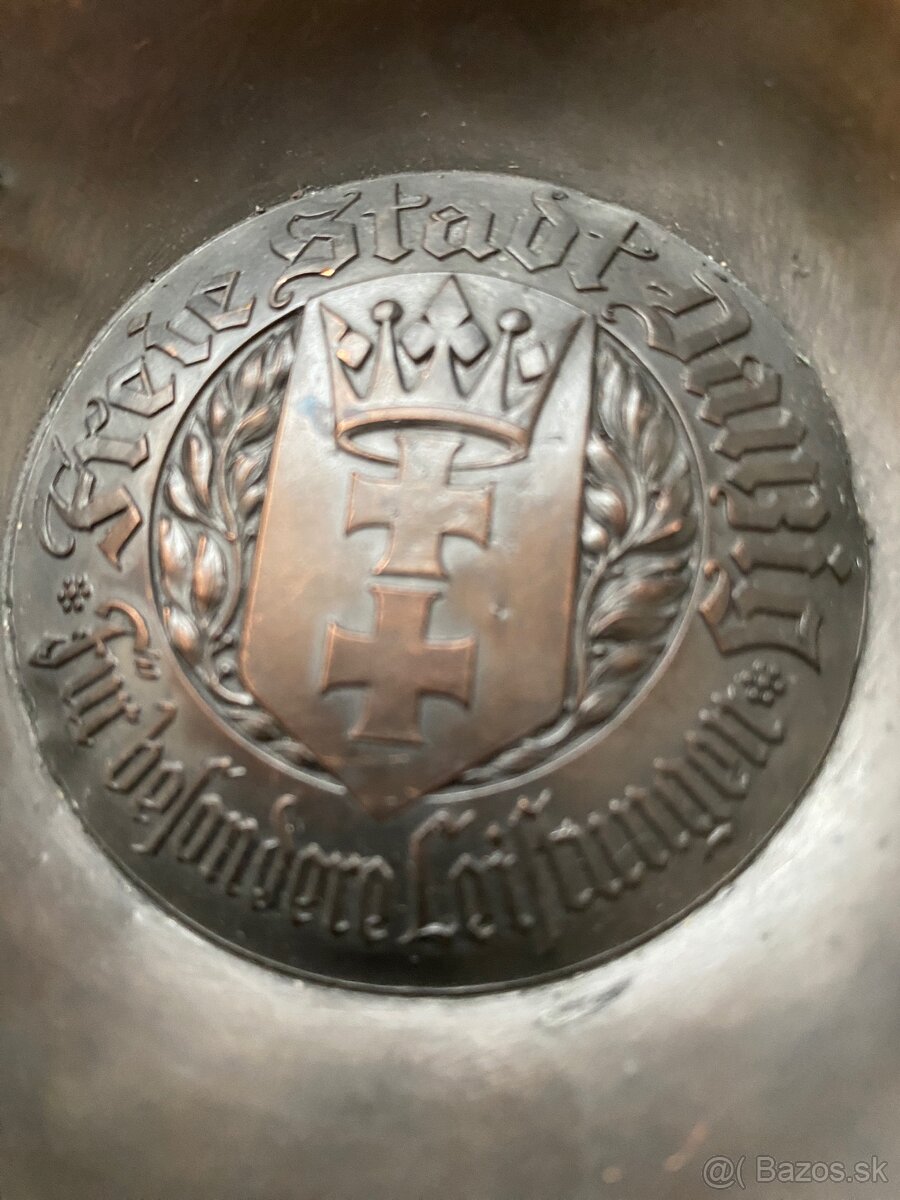 Svetová vojna vojenský popolník Danzinger Zigaretten - 3