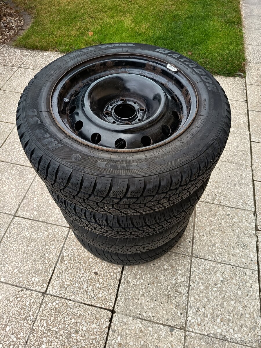 Zimné pneumatiky Matador MP56 185/65/R15 aj s diskami - 3
