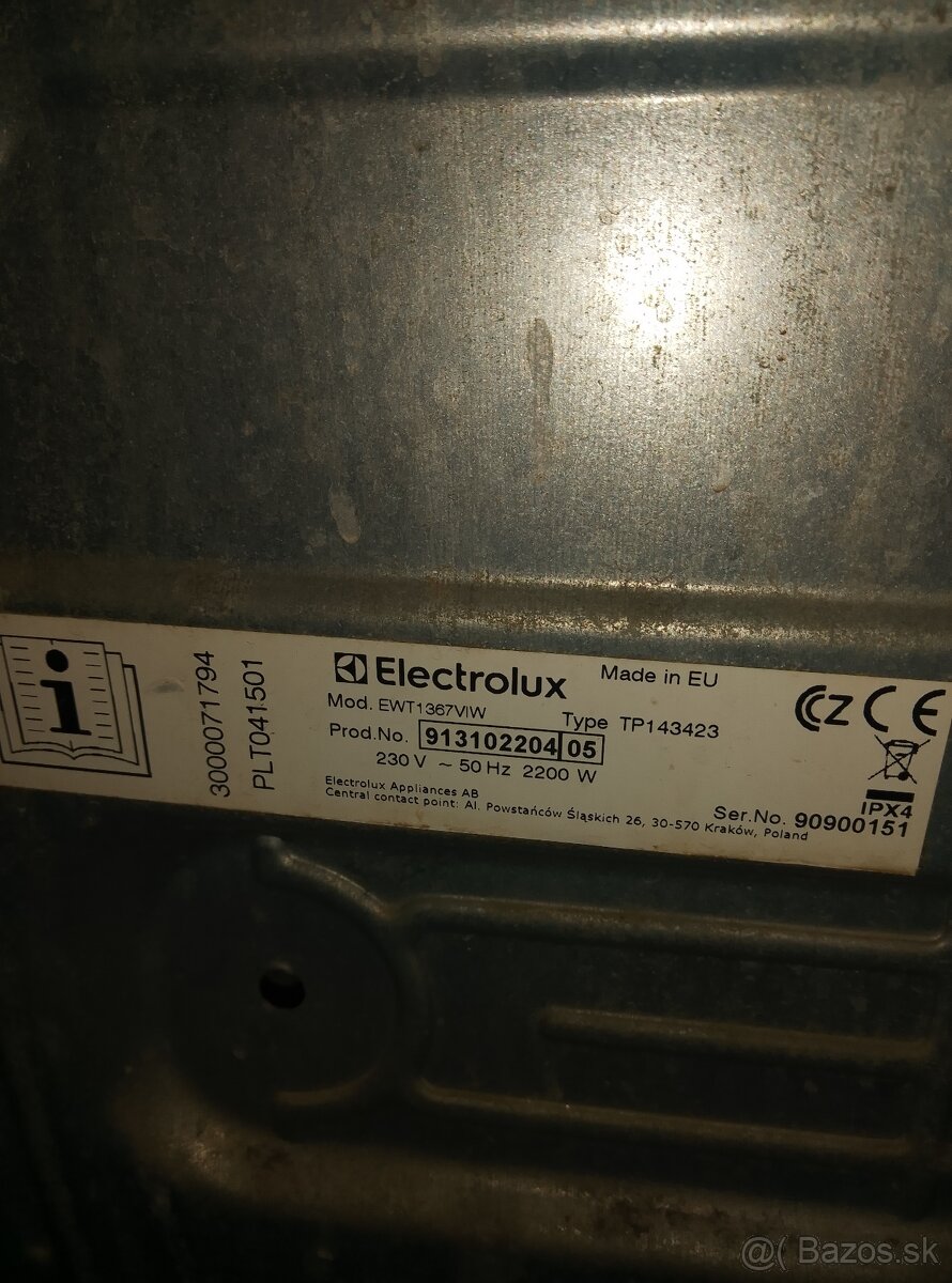 Práčka Electrolux EwT1367VIW - 3