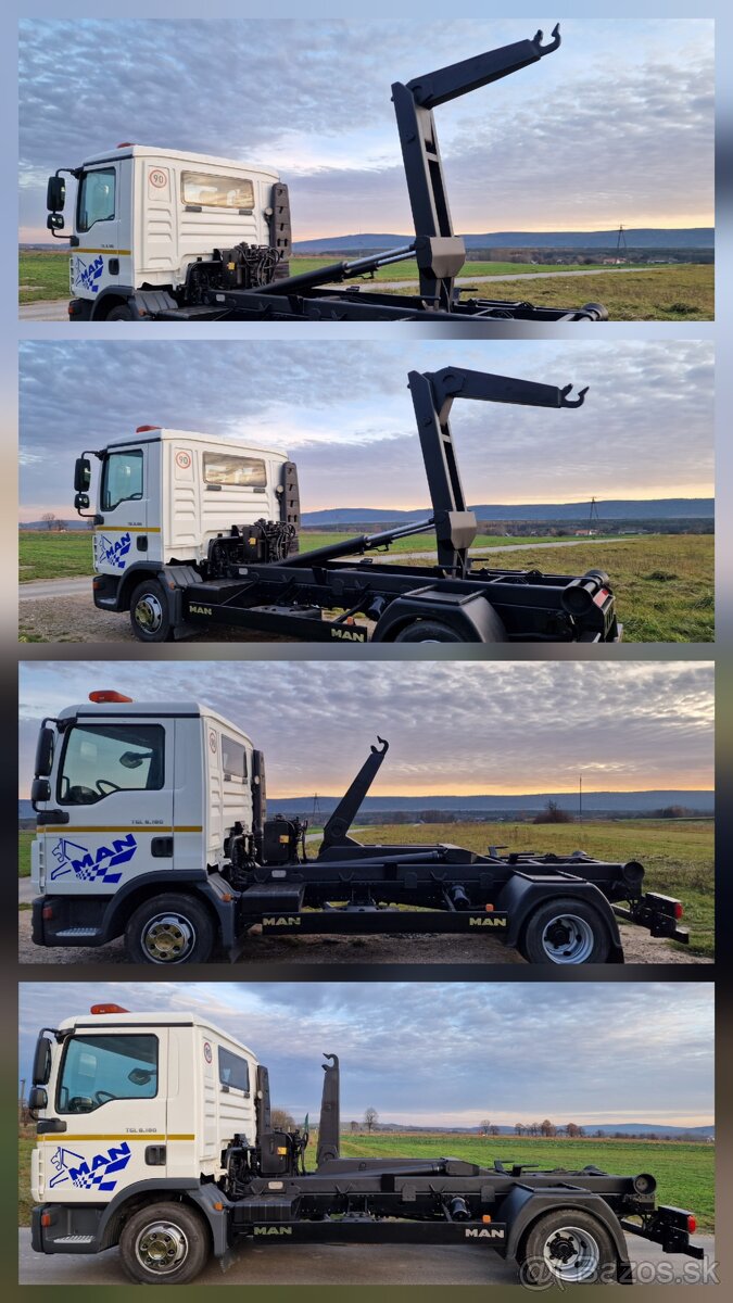MAN TGL 8.180 HÁKOVÝ NOSIČ KONTAJNEROV EURO-5 - 3