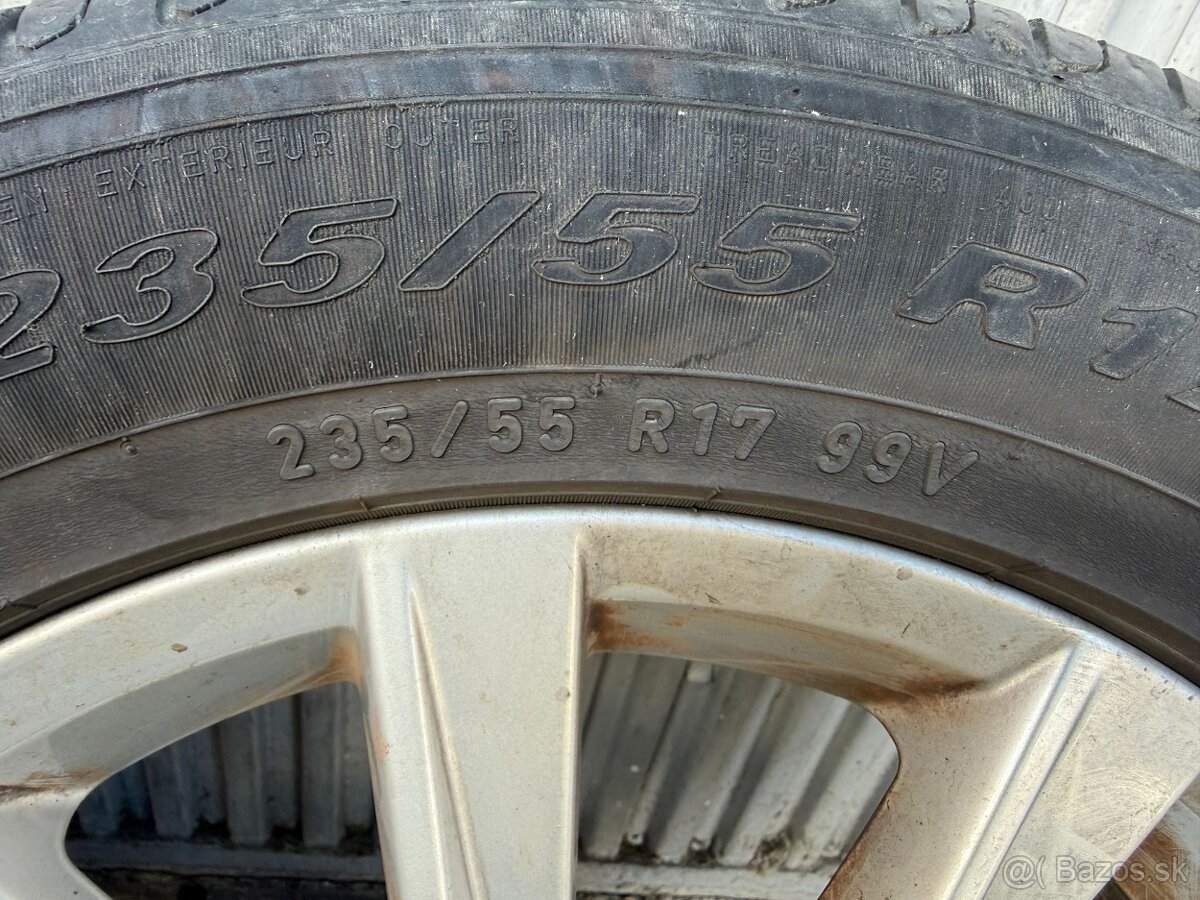 17" Elektrony VW 5x112 s letnymi pneu 235/55 R17 - 3