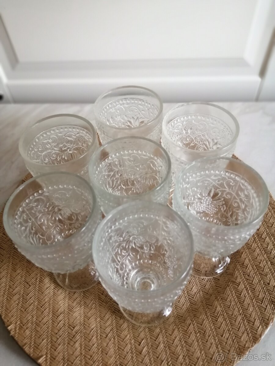 Elegantná retro súprava na nealko ako nová - 3