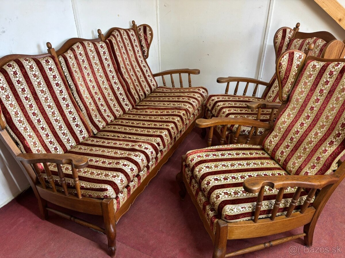 Zámecká sedacia súprava 3+1+1 - 3