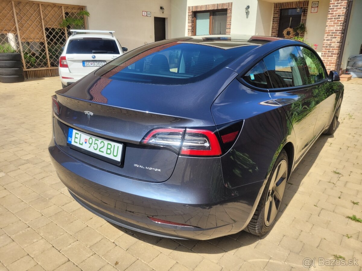 Predám elektro auto TESLA model 3 dual motor, 2/2021 - 3