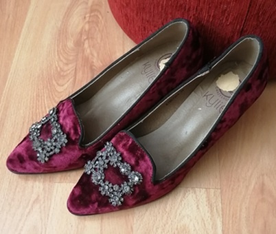 DÁMSKE ZAMATOVÉ LODIČKY veľ.38 - 3