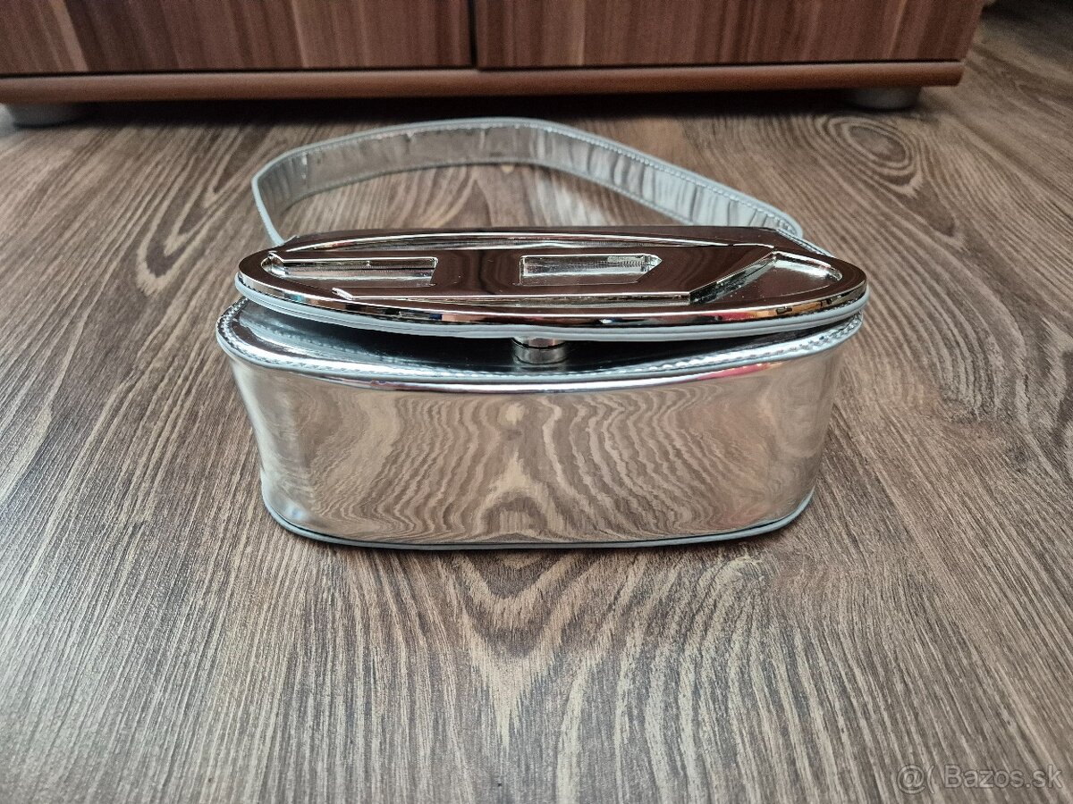 kabelka Diesel strieborná - 3