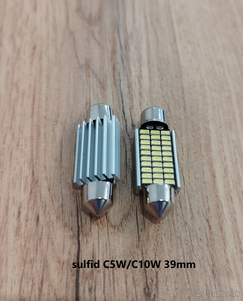 LED T10, T15, sulfidky C5W/C10W - 3
