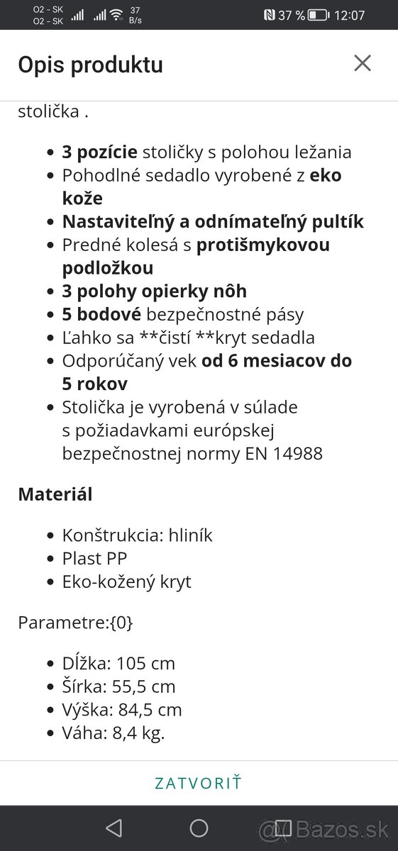 Stolička na kŕmenie - 3