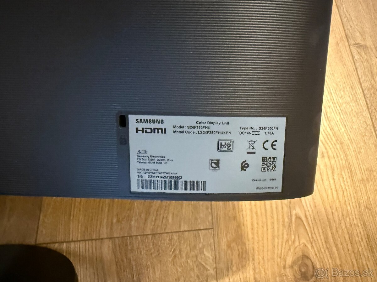 Monitor s klavesnicou "Samsung S24F350F, 24" - 3