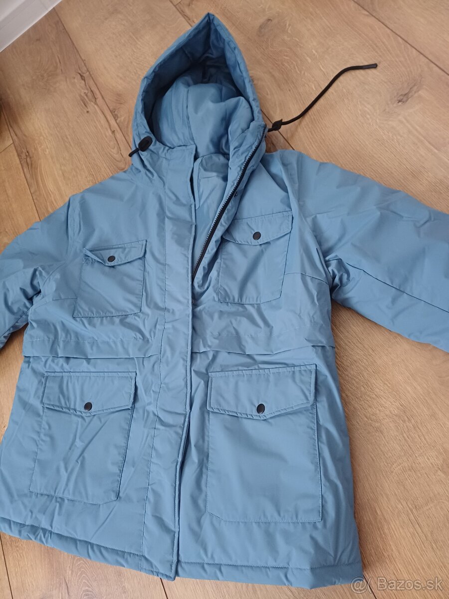 Dámska modrá bunda - 3