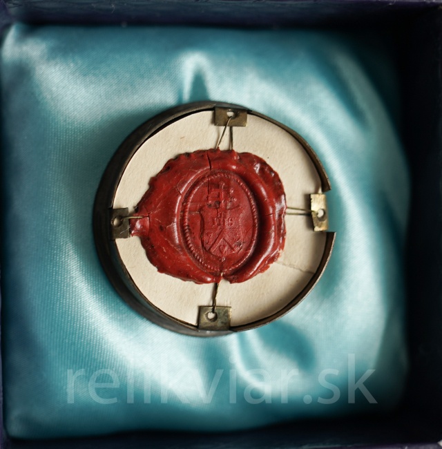 Relikviár z 20. storočia s relikviou Svätý Ján Berchmans - 3