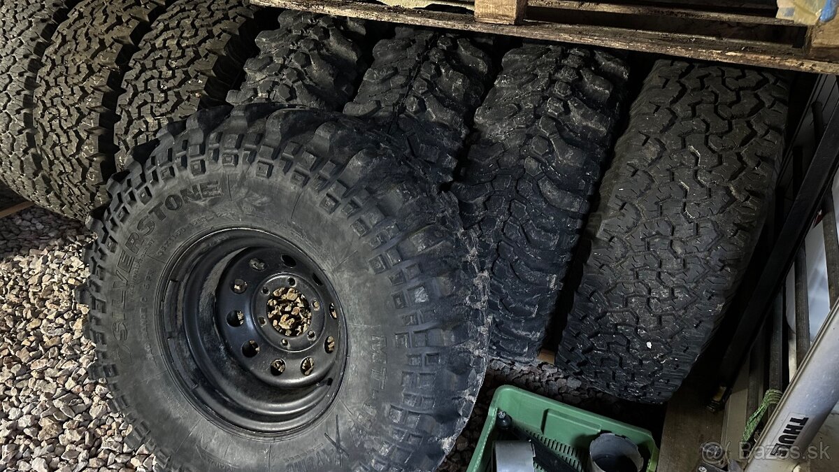 4x Silverstone MT-117 35x11,5 R15 LT 122K + disky 6x139,7 - 3