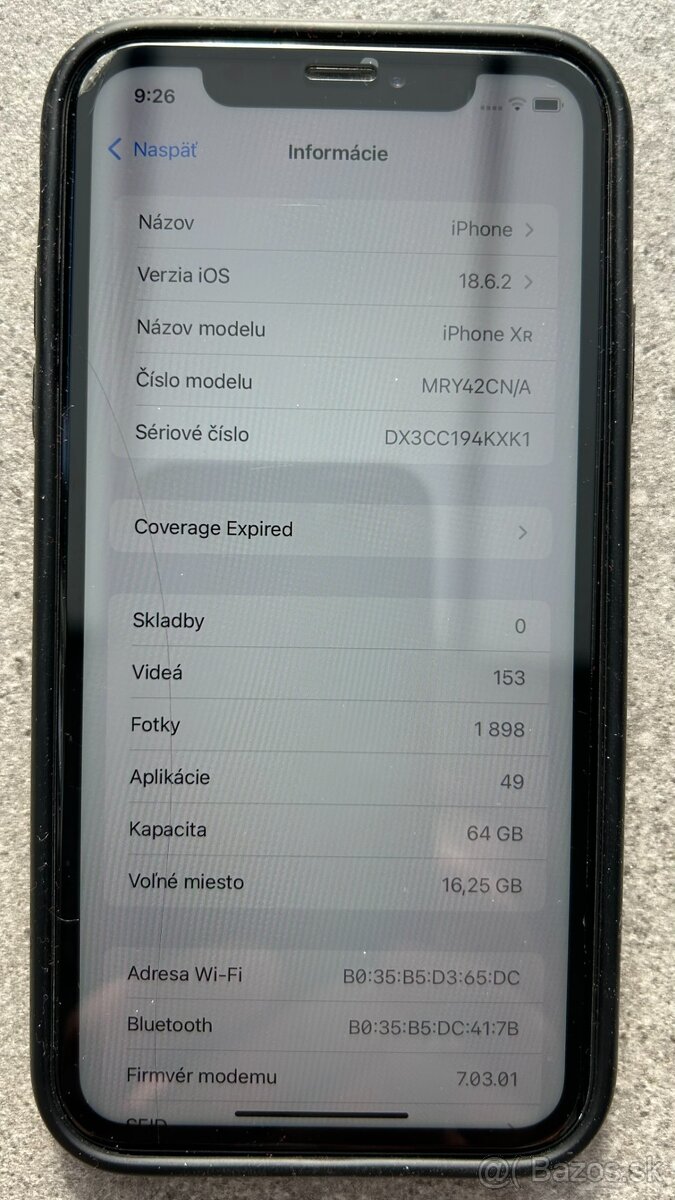 Mobilny telefon iPhone XR 64GB + kryty zdarma - 3
