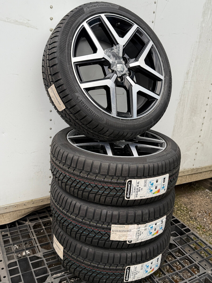 PREDÁM NOVÚ sadu 18" ALU disky Seat Performance +zimné pneu - 3