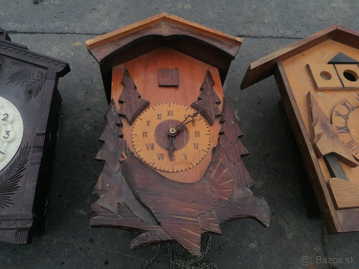 Predám 4x starožitné kukučkové hodiny - 3