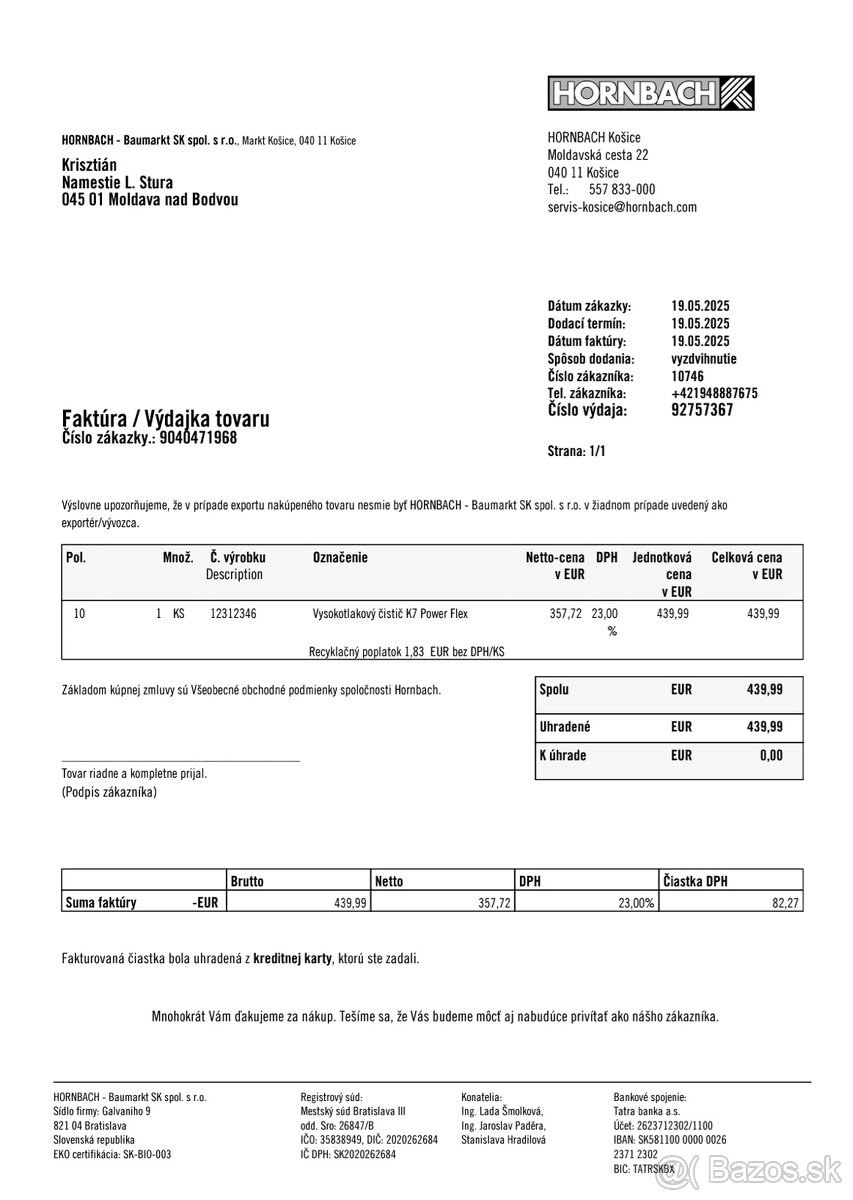 Kärcher K7 Power Flex 3000 W 180 bar, 1.317-300.0 - 3