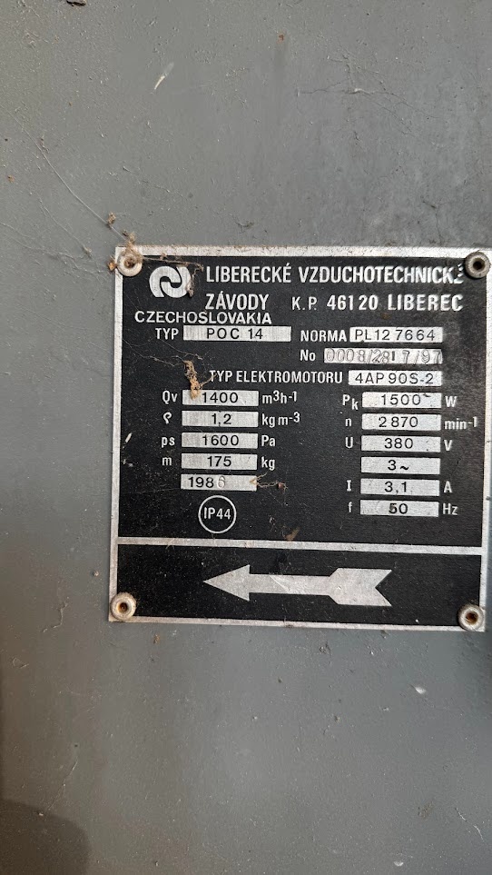 predám Československé odsávanie POC14 - 3