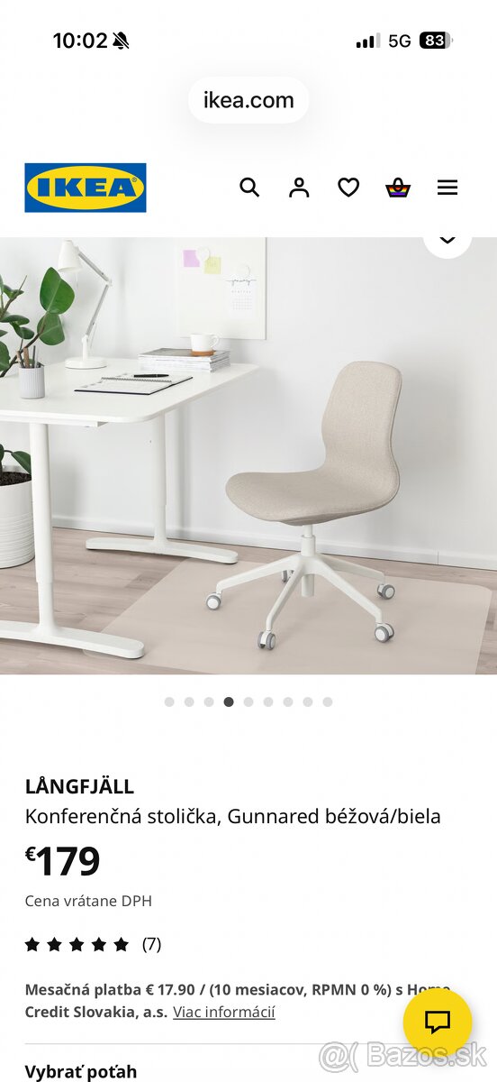 Stolicky k pisaciemu stolu - 3