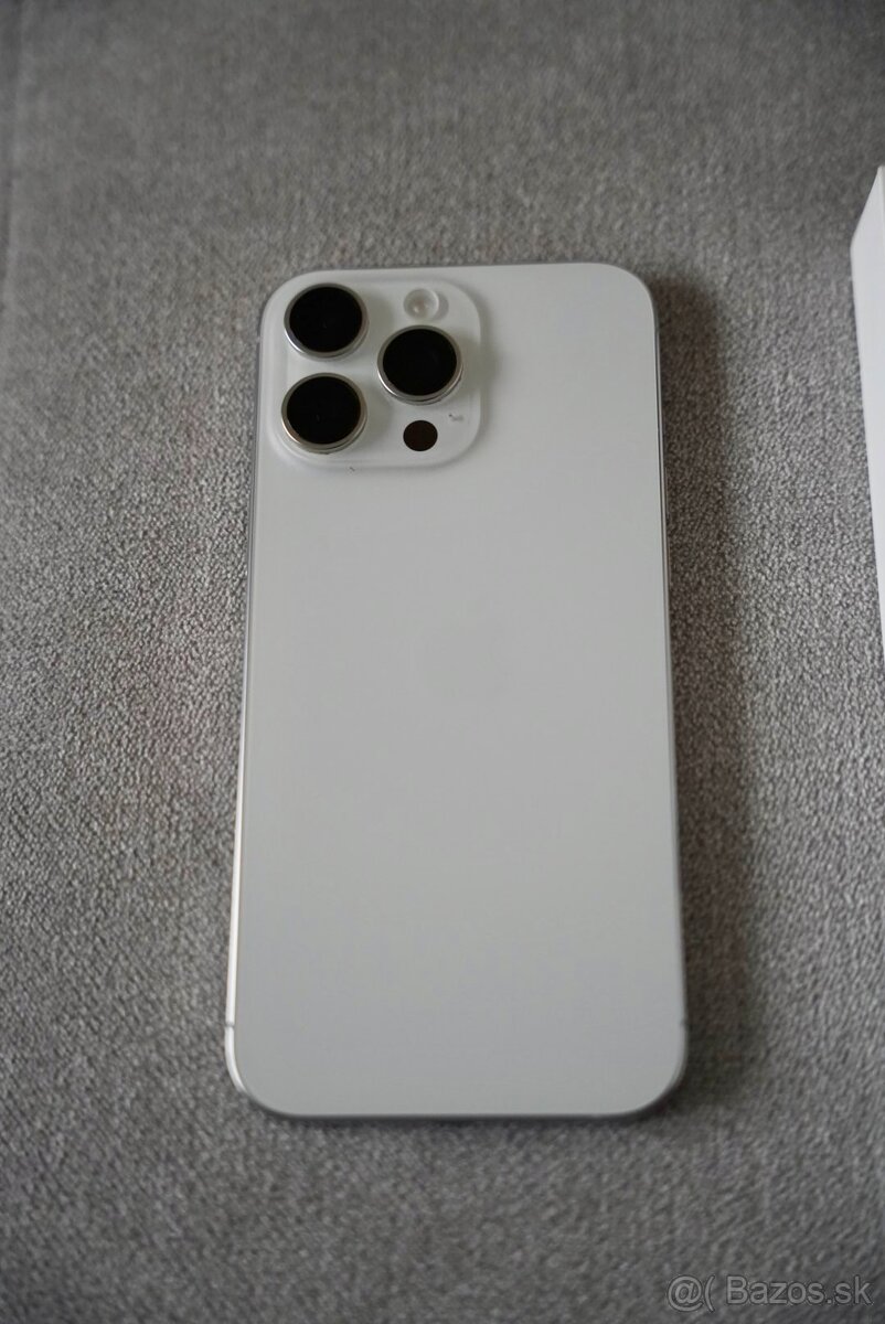 Predám iPhone 16 Pro Max 256GB White Titanium - 3